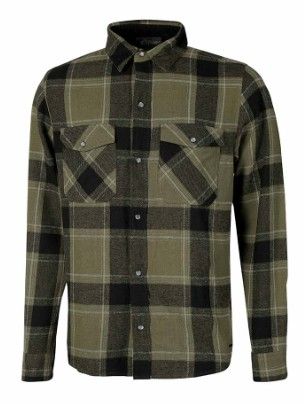 Camicia flanella U POWER - CEDAR dark green