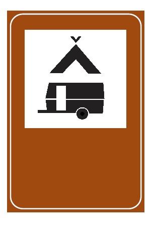 Cartello 40x60 cm Alluminio Scatolato Classe 1 CAMPEGGIO