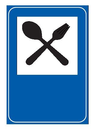Cartello 40x60 cm Lamiera Scatolata Classe 1 RISTORANTE