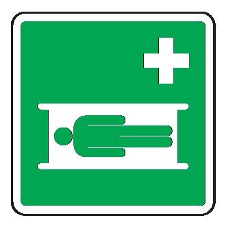 Cartello in All. 155x155 mm BARELLA DI EMERGENZA