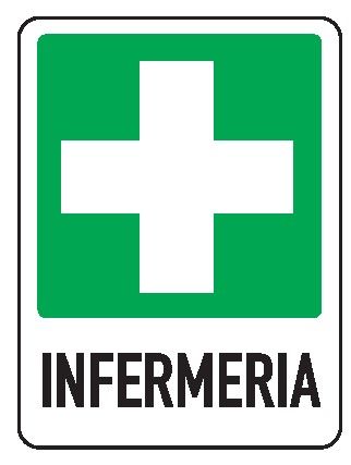 Cartello in All. 155x205 mm INFERMERIA