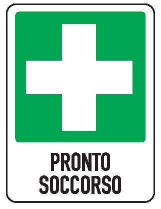 Cartello in All. 155x205 mm PRONTO SOCCORSO