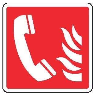 Cartello in All. 245x245 mm TELEFONO ANTINCENDIO