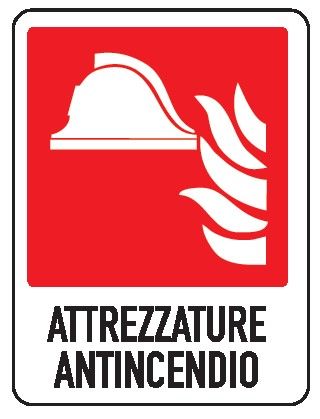 Cartello in All. 245x325 mm ATTREZZATURE ANTINCENDIO