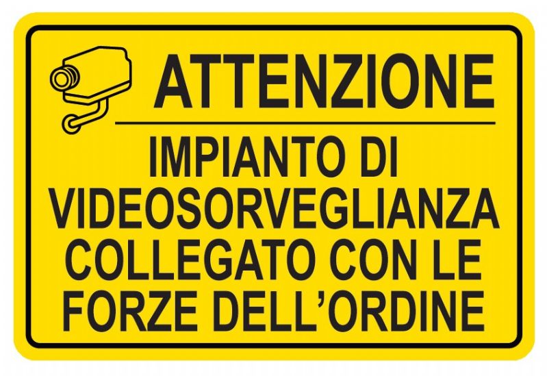  Cartelli   AREA VIDEOSORVEGLIATA