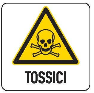 Cartello in All. 330x500 mm TOSSICI