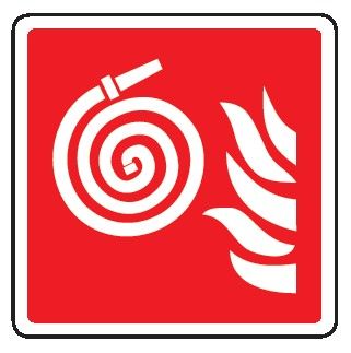 Cartello in All. 400x400 mm IDRANTE (SIMBOLO GIRELLA)