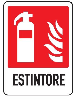Cartello in All. 400x500 mm ESTINTORE