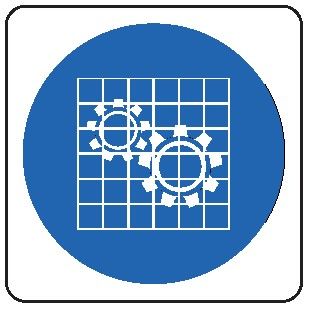 Cartello in All. 435x435 mm È OBBLIGATORIO CONTROLLARE LE PROTEZIONI