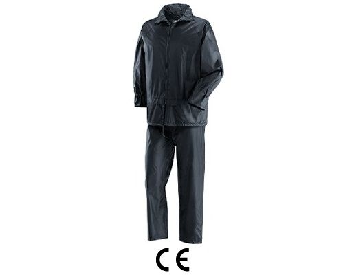 Completo antipioggia NIAGARA - giacca e pantaloni nylon BLU