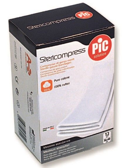 Compresse di garza sterile 18x40 cm (conf. da 12 pz)