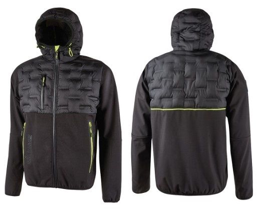 Giacca antivento U POWER - SPOCK black carbon