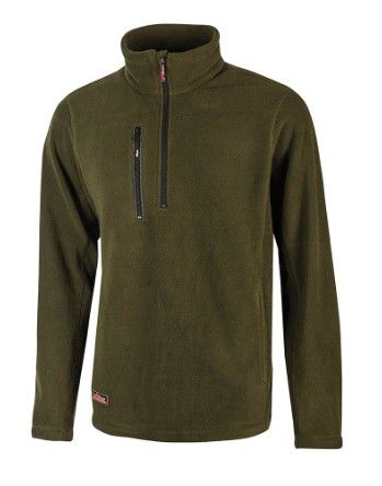 Giacca in pile U POWER - BERING dark green