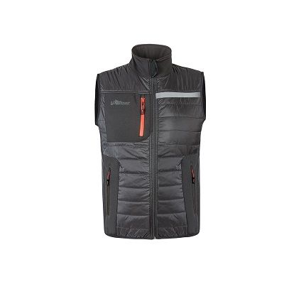 Gilet imbottito U POWER - WALL asphalt grey