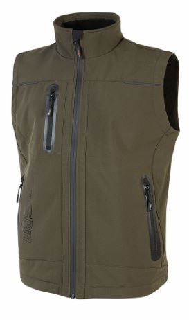 Gilet Soft-shell U POWER - UNIVERSE dark green