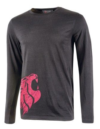 T-shirt - Maglietta m/l U POWER - ALIEN grey/fucsia