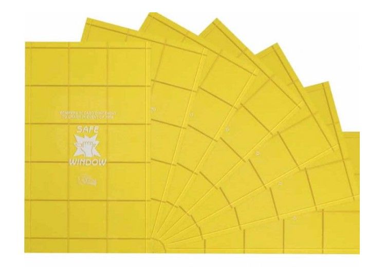 Vetro SAFE CRASH mis. 290x500 mm