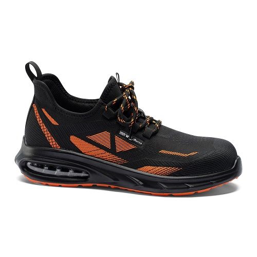 Calzatura bassa RUSH-999 S3L FO SR ESD - METAL FREE nero/arancio